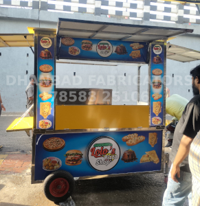 STAINLESS STEEL BIKE TOWABLE PIZZA CART 2